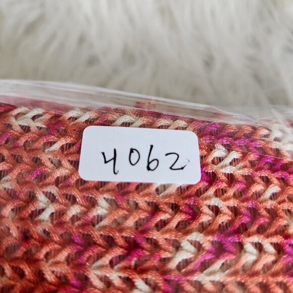 Ruby Rd Cardigan Women Size LARGE Orange Red‎ Mesh Lace Shrug Open Front Boho - Picture 12 of 13